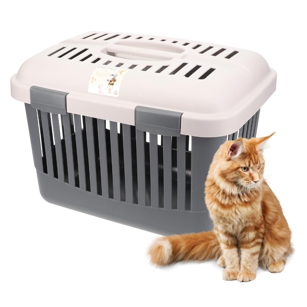 Transportbox Oben Öffnen Hunde Katzen Kleintier Transport Box Katzenbox Hundebox Open Top Stressfrei