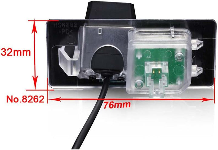 1280P HD Auto Rückfahrkamera Kennzeichenbeleuchtung Rückansicht Kamera, Für Audi A4L/A6L/A1 A7/A3 A4