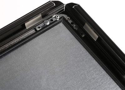 DISPLAY SALES Kundenstopper DIN A1 | Gehweg Aufsteller mit 32mm Profil in schwarz | Preisschilder Au