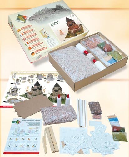 Asiatische aedes1256 31 x 26 x 5 cm Mittelalter Tower Model Kit