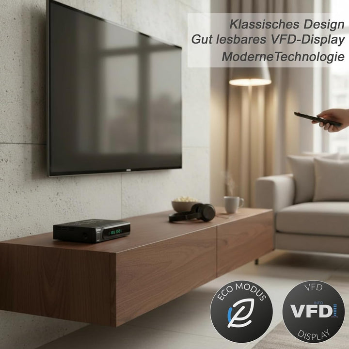 Comag HD55 Plus Digitaler HD Sat Receiver (Full HD, HDTV, EasyFind, HDMI, SCART, USB 2.0)