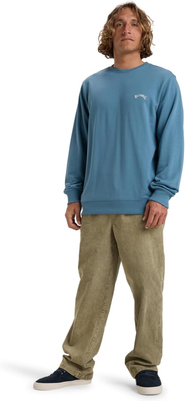 Billabong Herren Arch Cr Lt Fleece Top (1er Pack) XS Glacier Blue, XS Glacier Blue