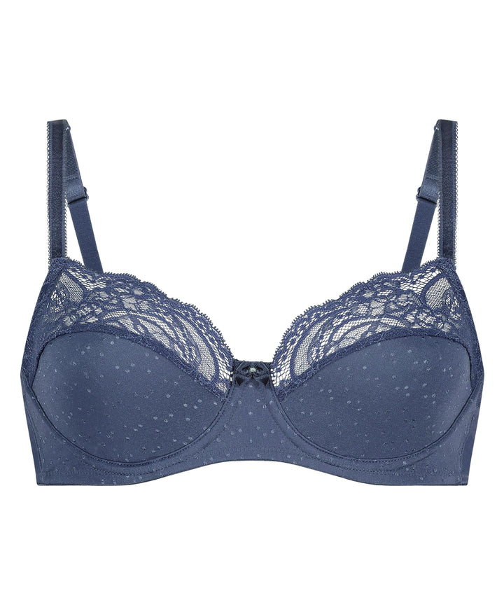 Hunkemöller Unwattierter Bügel-BH Sophie 75D Blue Indigo, 75D Blue Indigo