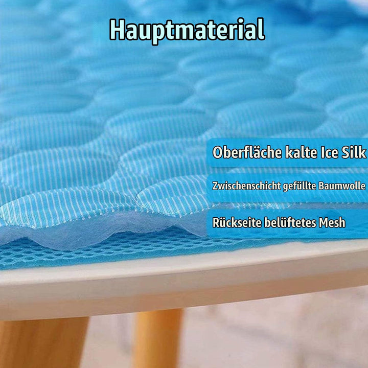 YXHZVON Haustier Kühlmatte Sommer Kühlkissen für Hunde Blau | Waschbares Hundematte, Selbst Kühlende