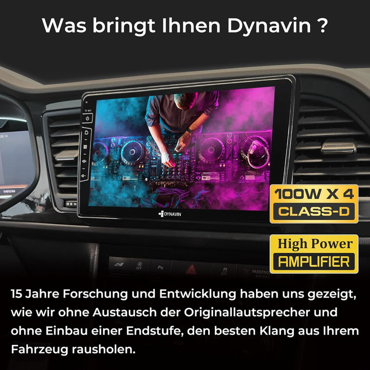 DYNAVIN Android Autoradio Navi für Seat Leon Mk3, 9 Zoll OEM Radio mit Wireless Carplay und Android