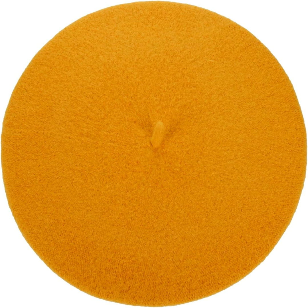 Seeberger Damenbaske Schurwolle Baskenmütze Wollbaske Winterbaske Schurwollmütze Damen - Herbst-Wint