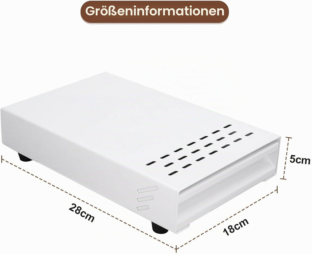 Wakects Kaffee-Klopf-Box-Behälter, Edelstahl-Gummi-Kaffeemühlen-Klopf-Box-Rückstands-Pulver-Eimer-Sc