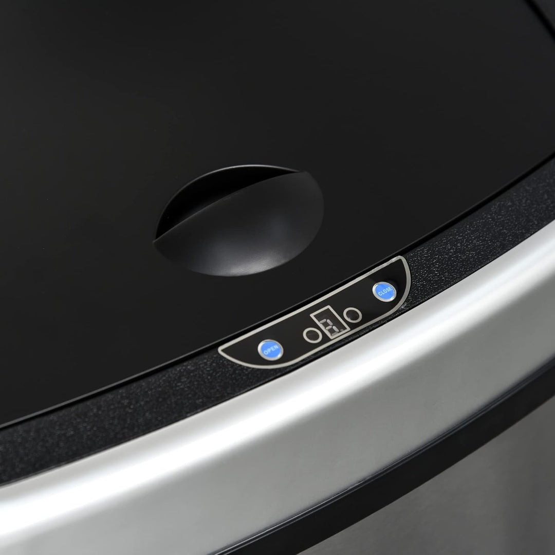 HOMCOM Mülleimer mit Sensor 48L Automatik Abfalleimer mit Bewegungssensor, Wasserdichter Abfallbehäl