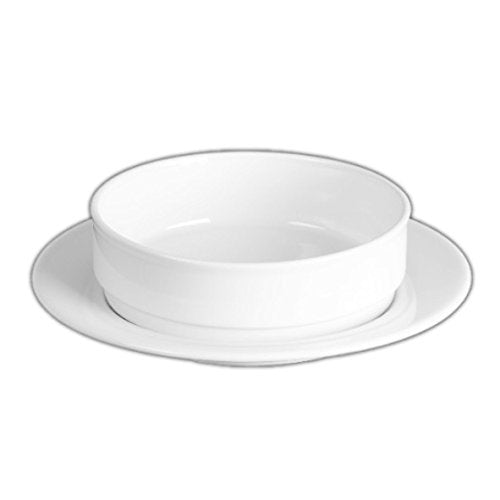 Muschel-Portionsschale mit Servierteller 2-tlg. 24x24x6.2 cm Servierset, 24x24x6.2 cm Servierset