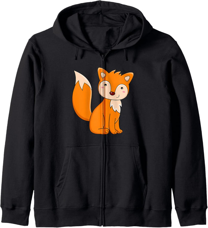 Kleiner Fuchs Damen Herren Kapuzenjacke