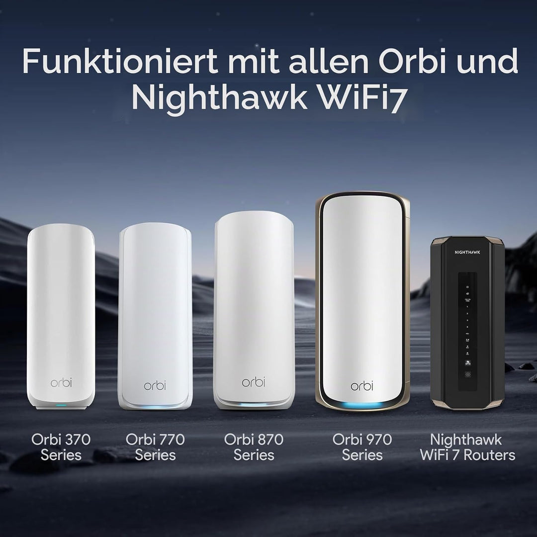 XLTTYWL Orbi WiFi 7 Wandhalterung, ABS Orbit 7 Halterung Optimiert den Platz Kompatibel mit Orbi WiF
