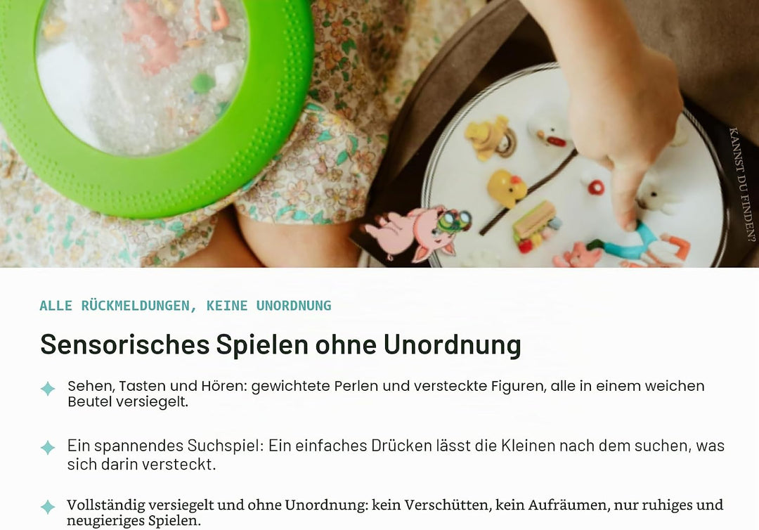 Jellystone Designs, Peekaboo Bag Farm sensorisches Spiel für Kinder, hilft bei der sensorischen und