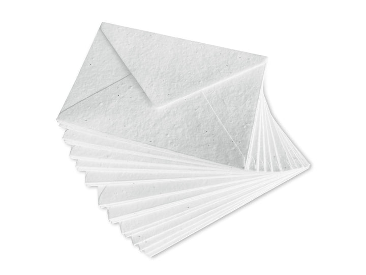 Wanderings Handgemachte Pflanzbare Blumensamen-Papierumschläge - 11 x 16cm - 25 Stück -Perfekt Für E
