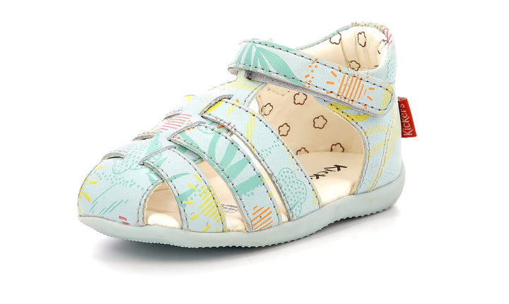 Kickers Unisex Baby Bigflo-2 Sandale 21 EU Hellblau Sunshine, 21 EU Hellblau Sunshine