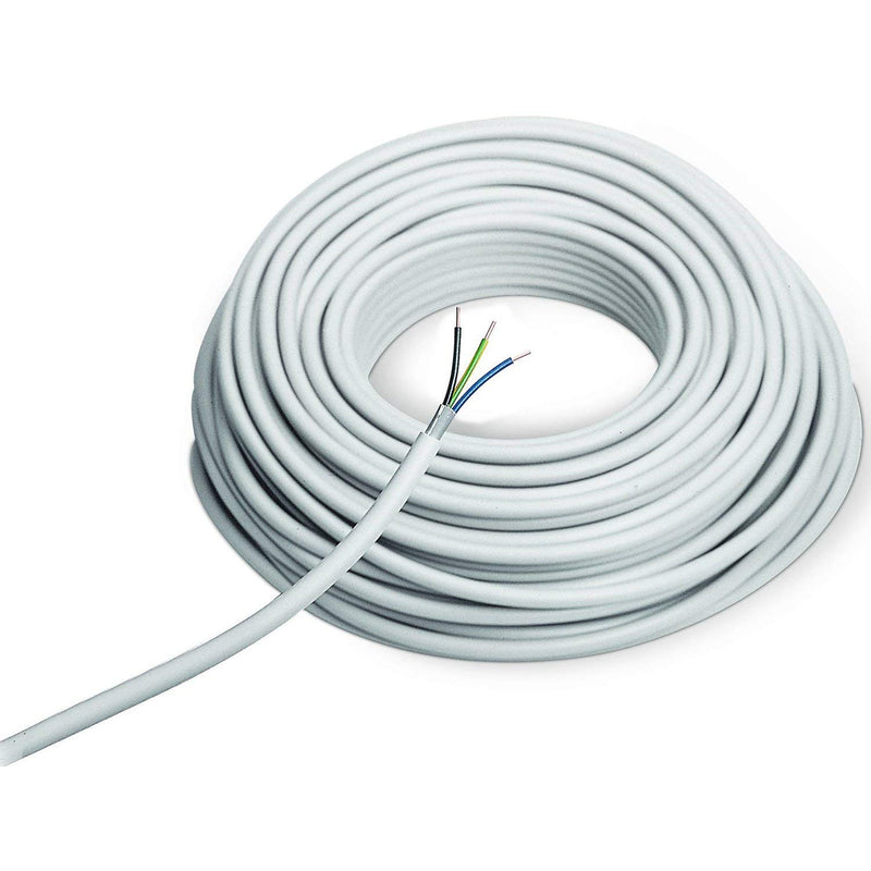 NYM - J 3x1,5 Mantelleitung 3 x 1,5 mm² / 50 m Kabel Leitung Elektroleitung