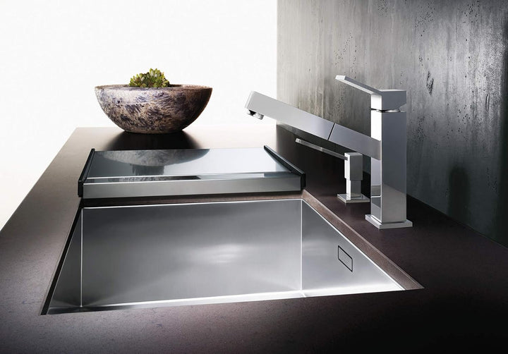 BLANCO 521591 ZEROX 550-U Edelstahl 550mm - ohne Armaturenbank Unterbau, Edelstahl 550mm - ohne Arma