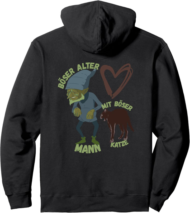 Böser alter Mann Pullover Hoodie