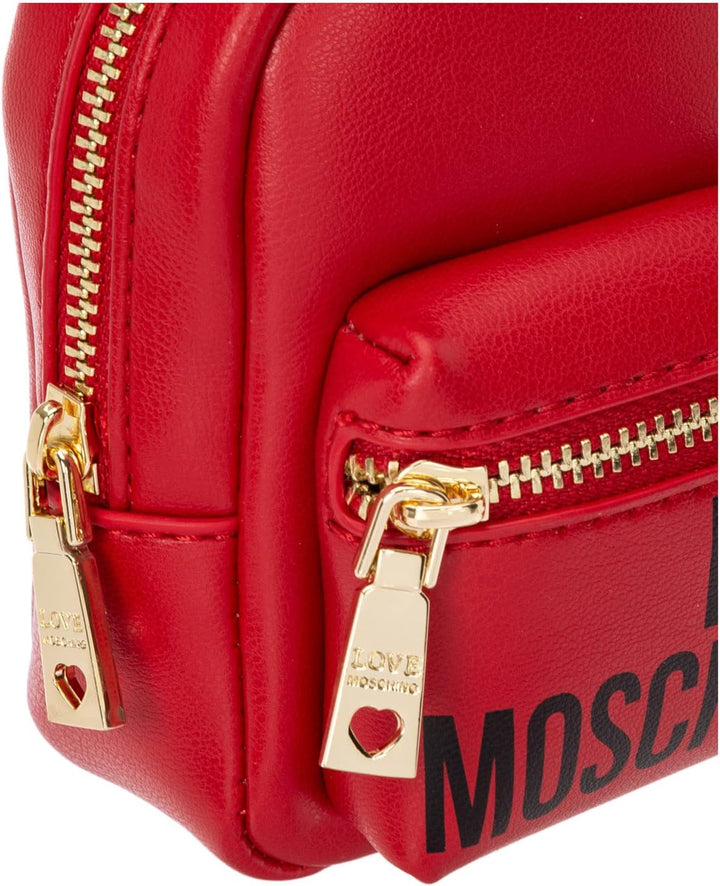 Love Moschino Damen Complementi Pelletteria Lederwaren KOMPLEMENTE Rosso, Rosso