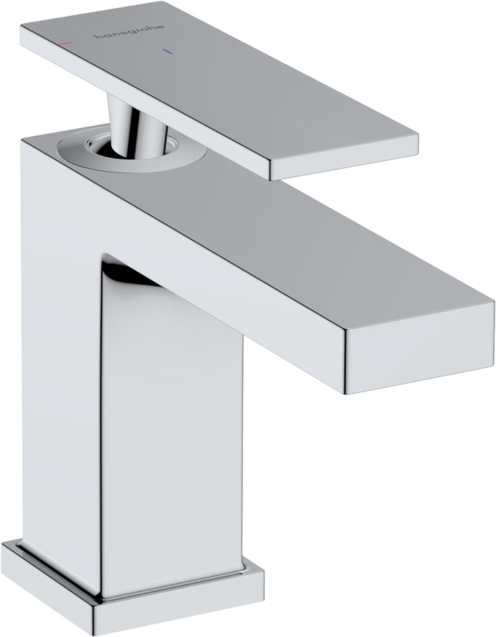 hansgrohe Tecturis E - Waschtischarmatur ohne Ablauf, energiesparend (CoolStart), Wasserhahn Bad mit