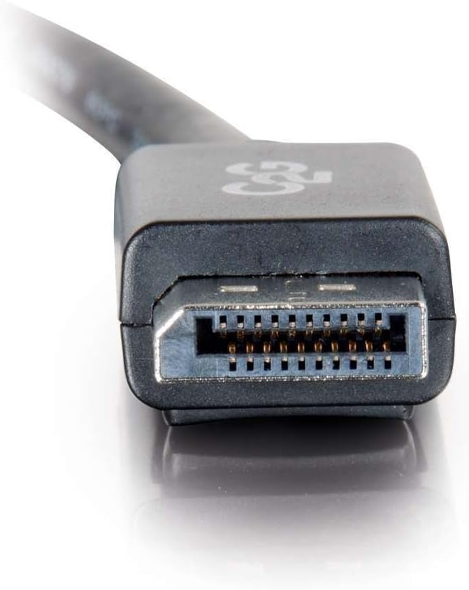 C2G 2m DisplayPort-Stecker auf Single Link DVI-D-Stecker Adapterkabel - Schwarz 2 m, 2 m