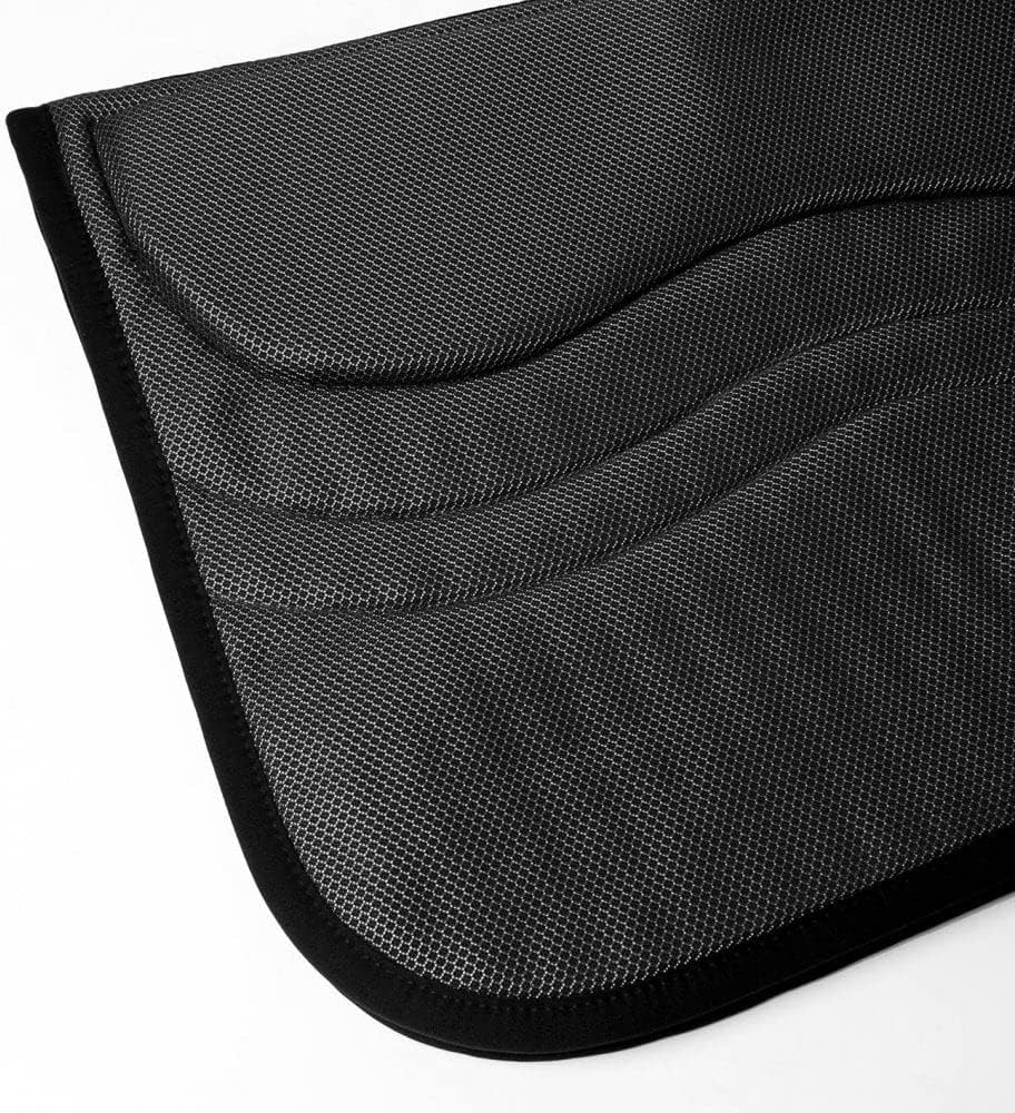 LeMieux Prosport Lustre Close Contact Square (D-Ring), Satteldecke Unisex Erwachsene L Schwarz, L Sc