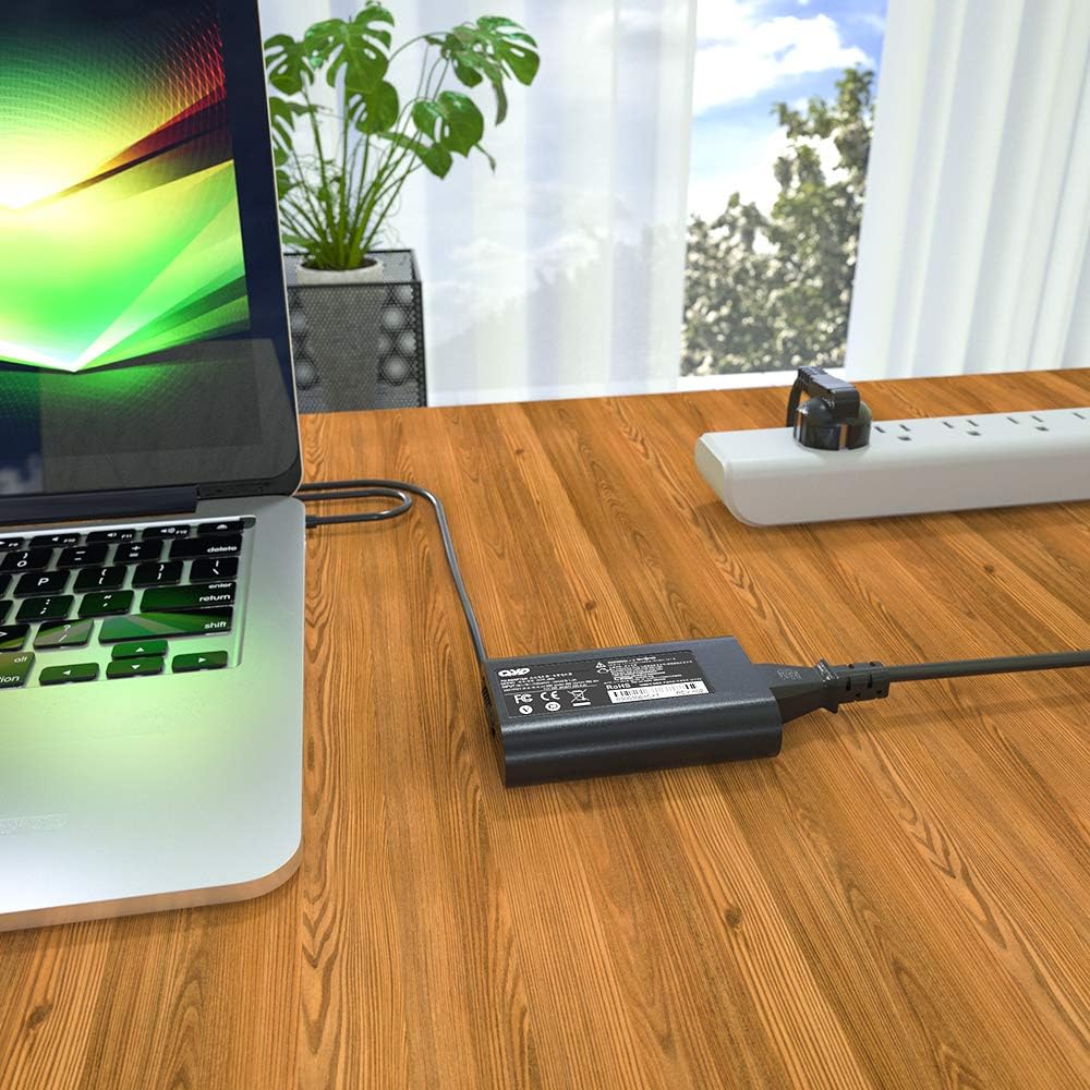 QYD 45W USB Type-C PD Netzteil Notebook Ladegerät für Dell XPS 12 9250 XPS 13 9360 9370 Inspiron 14