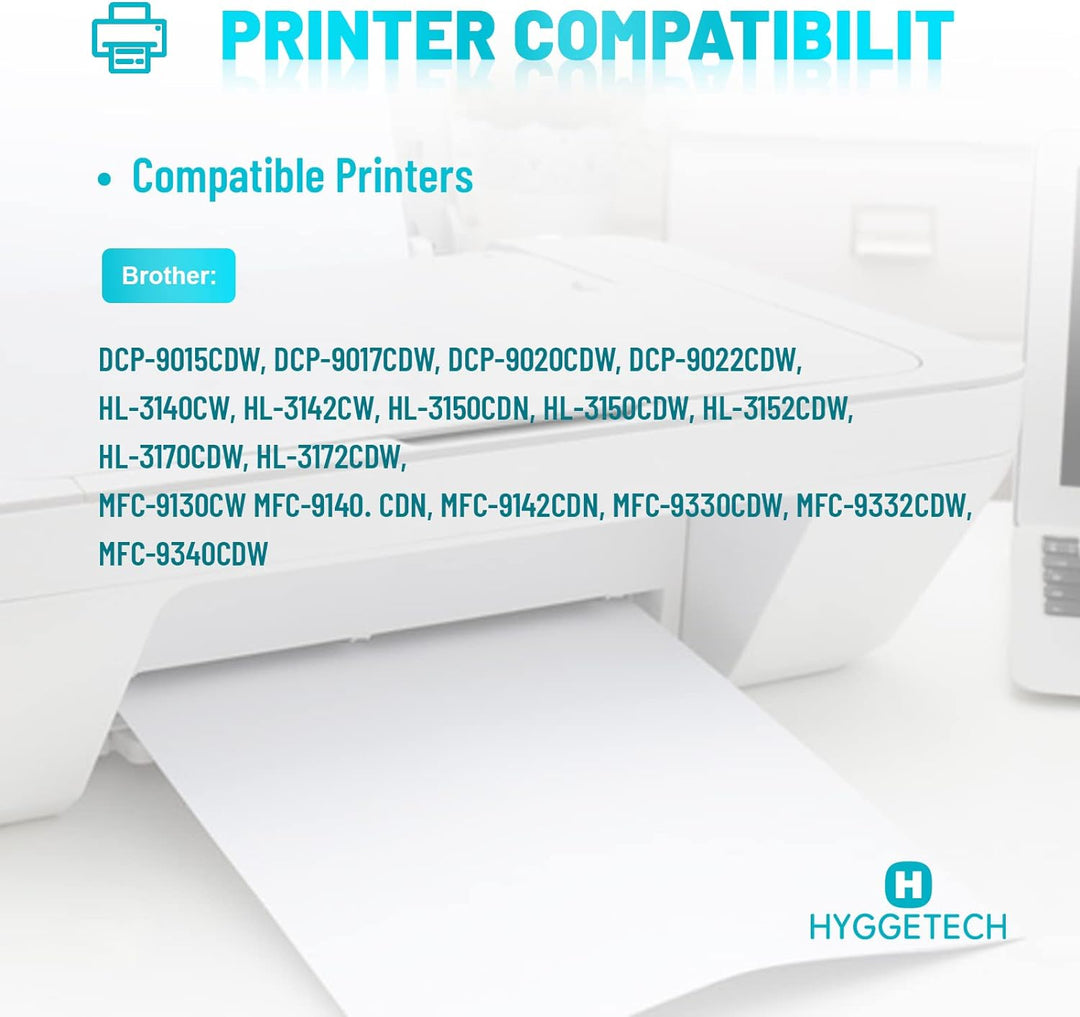 Hyggetech Compatible Toner Replacement for Brother TN241 TN245 Toner for Brother MFC-9332CDW MFC-914