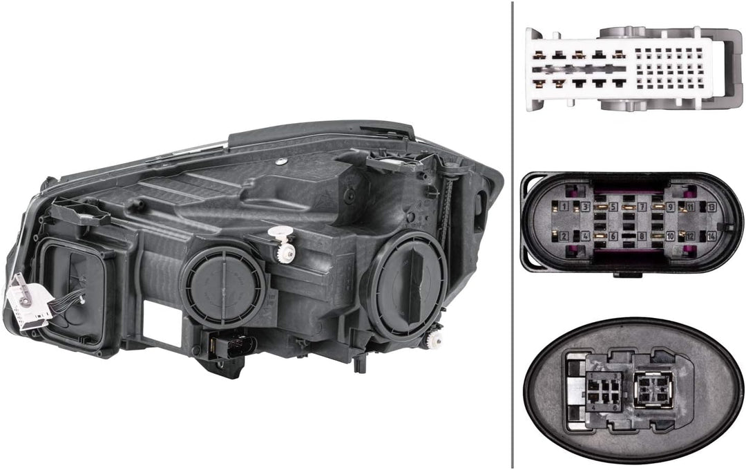 HELLA 1EX 010 818-361 Bi-Xenon/LED-Hauptscheinwerfer - rechts - für u.a. Mercedes-Benz A-Class (W176