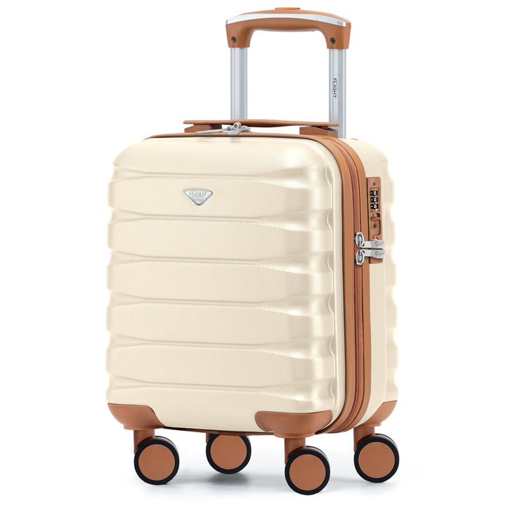 Flight Knight Leichte 4-Rad-abs-hartschalenkoffer Handgepack, Zugelassen Fur Uber 100 Fluggesellscha