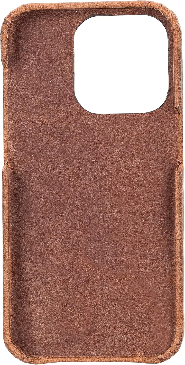 Solo Pelle Lederhülle für das iPhone 14 Pro in 6.1 Zoll Princeton Case Leder Hülle Ledertasche Backc