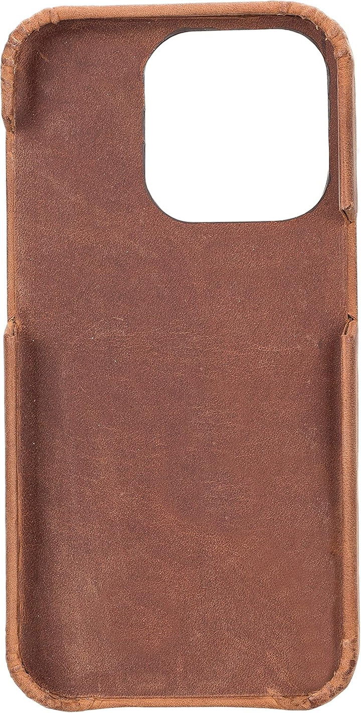 Solo Pelle Lederhülle für das iPhone 14 Pro in 6.1 Zoll Princeton Case Leder Hülle Ledertasche Backc