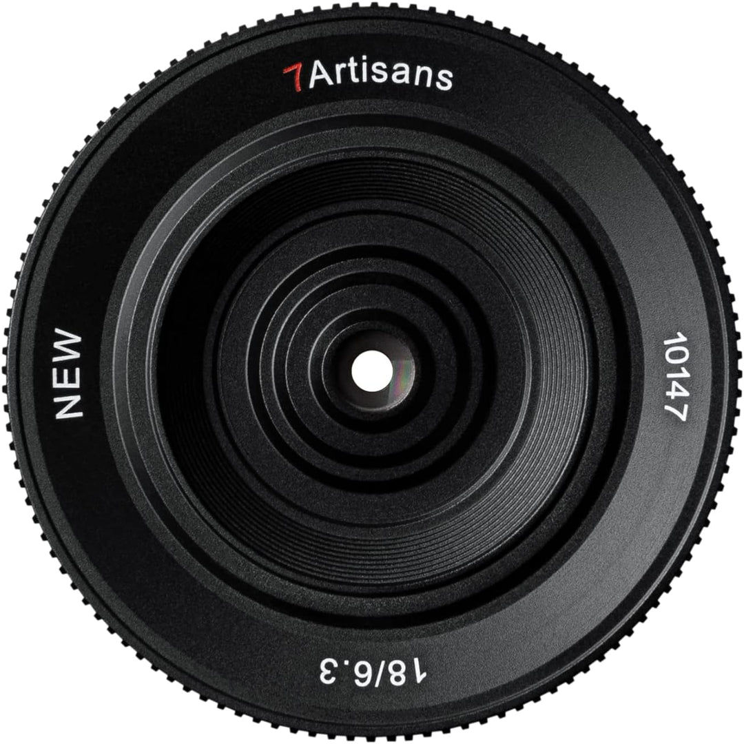 7artisans 18mm F6.3 II UFO-Objektiv, kompatibel mit APS-C Sony E-Mount spiegellosen Kameras A5000 A5