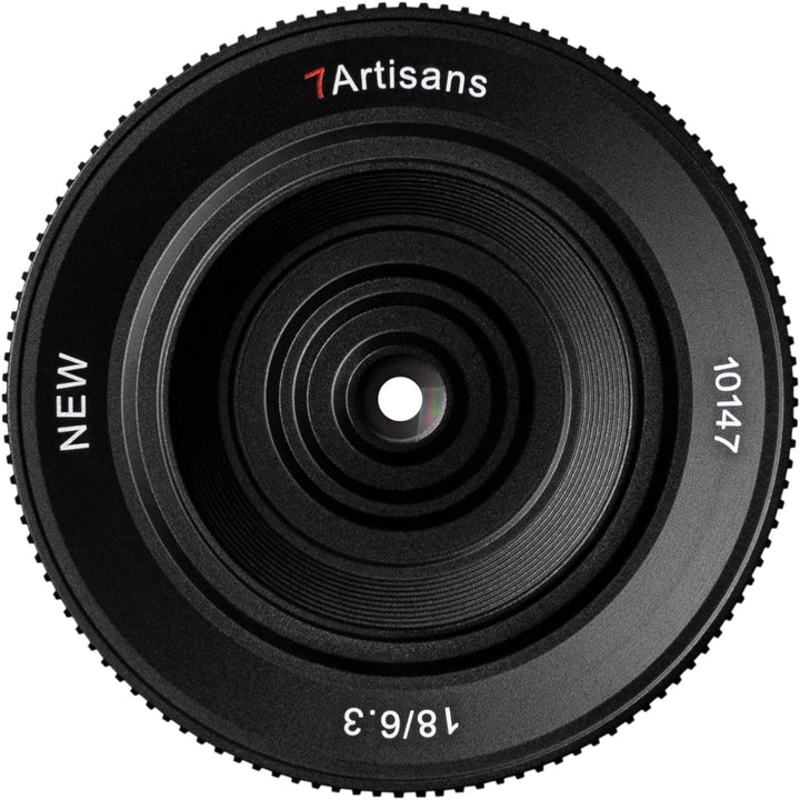 7artisans 18mm F6.3 II UFO-Objektiv, kompatibel mit APS-C Sony E-Mount spiegellosen Kameras A5000 A5