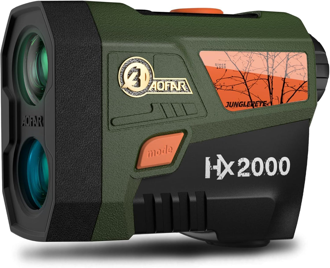 AOFAR HX1600 Laser Entfernungsmesser Jagd 1600Y, OLED Dual-Farbe (95% Licht), Winkel & horizontale D
