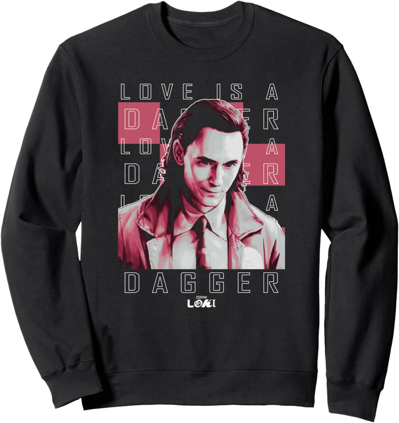 Marvel Loki Love Is A Dagger Quote Sweatshirt