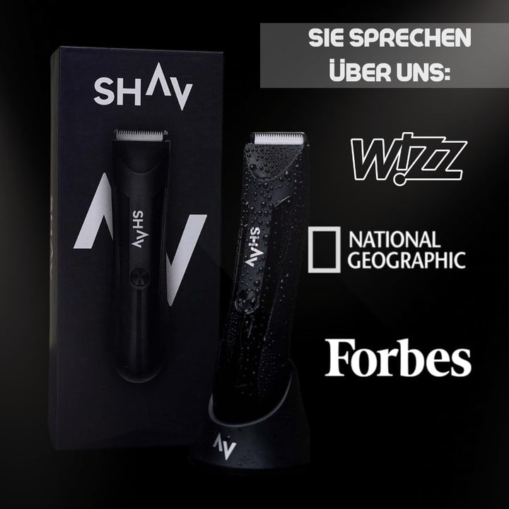 SHAV™ CutFree™ Intimrasierer für Männer Wasserdichter Elektrischer Trimmer, Nass/Trocken Haarschneid