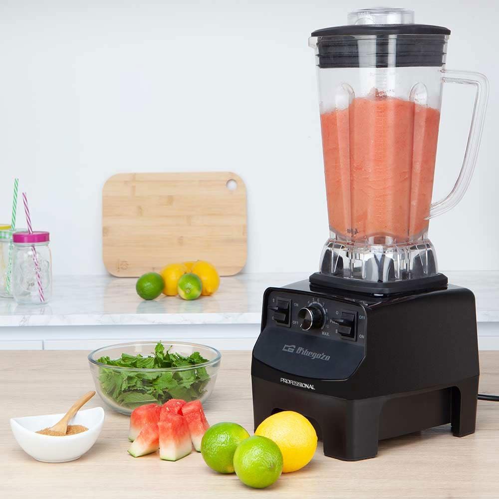 Orbegozo BV 9650 - Profi-Standmixer, AC-Motor von hoher Leistung, Tritan-Behälter von 2 Liter, BPA-f
