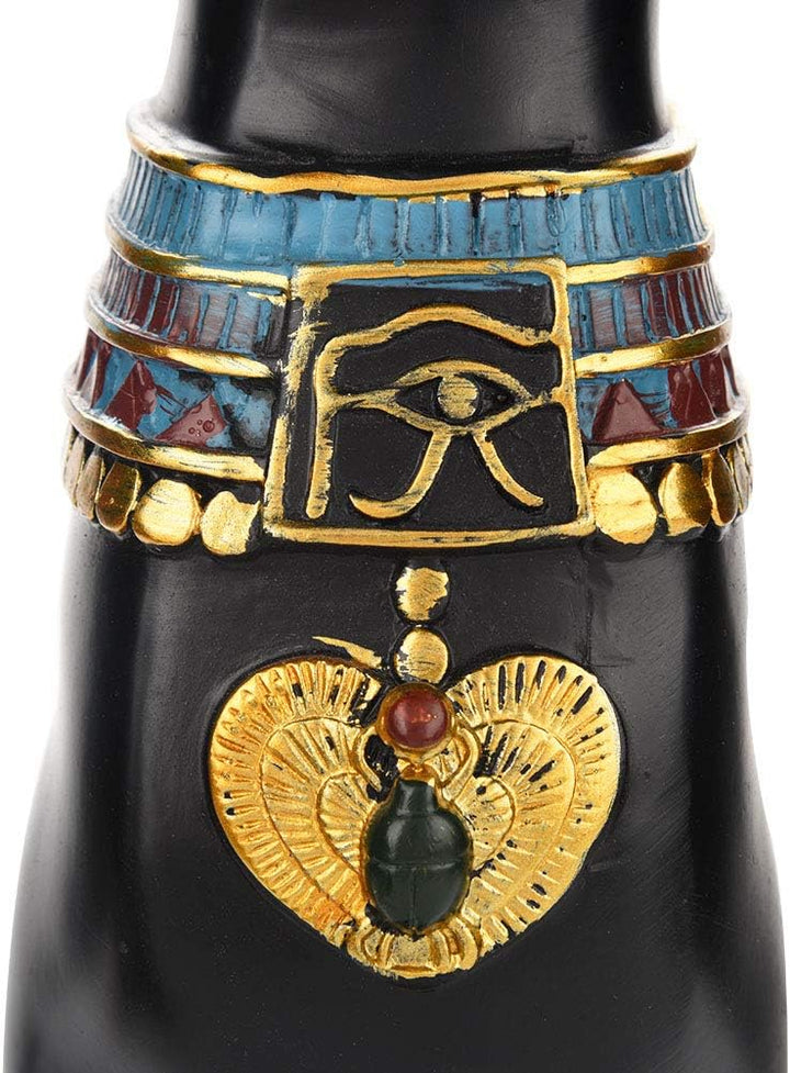 Mumusuki Ägyptische Katzen-Statue, Kunstharz-Sammelfigur, ägyptische Göttin, Katze, Dekorative Statu