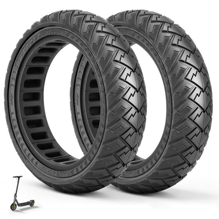 60/65-6,9 Ersatzräder Vollgummireifen 10 Zoll Solide Reifen für Ninebot Max G2 G2D G2E G65 F3 F3 Pro
