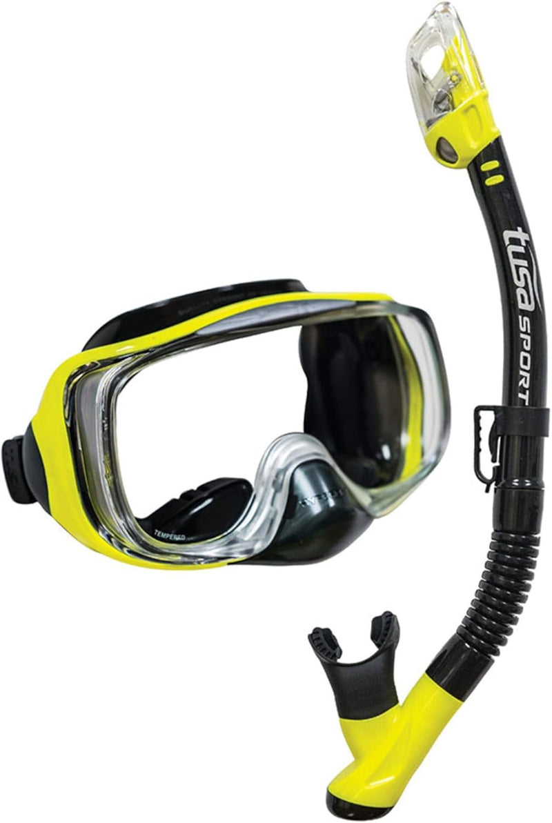 TUSA Sport Imprex 3D Dry Schnorchelset schnorchel-maske trocken schnorchel silikon, erwachsene Flash