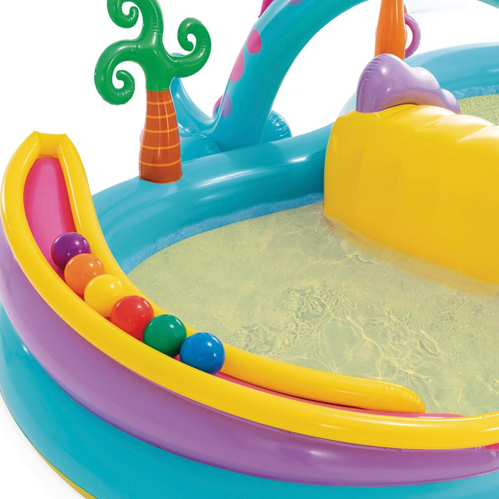 Intex Dinoland Play Center Aufblasbares Wasserspielzentrum, verschiedene Modelle (mit und ohne Vulka