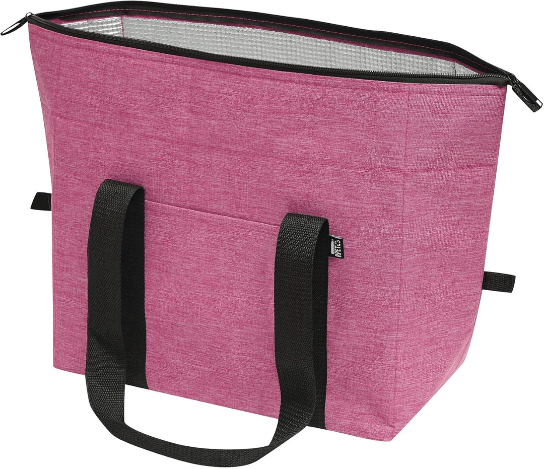 Faltbare Kühltasche Gross ca. 38x19x26cm (17L) – Robuste Isoliertasche für Einkauf & Camping, Thermo