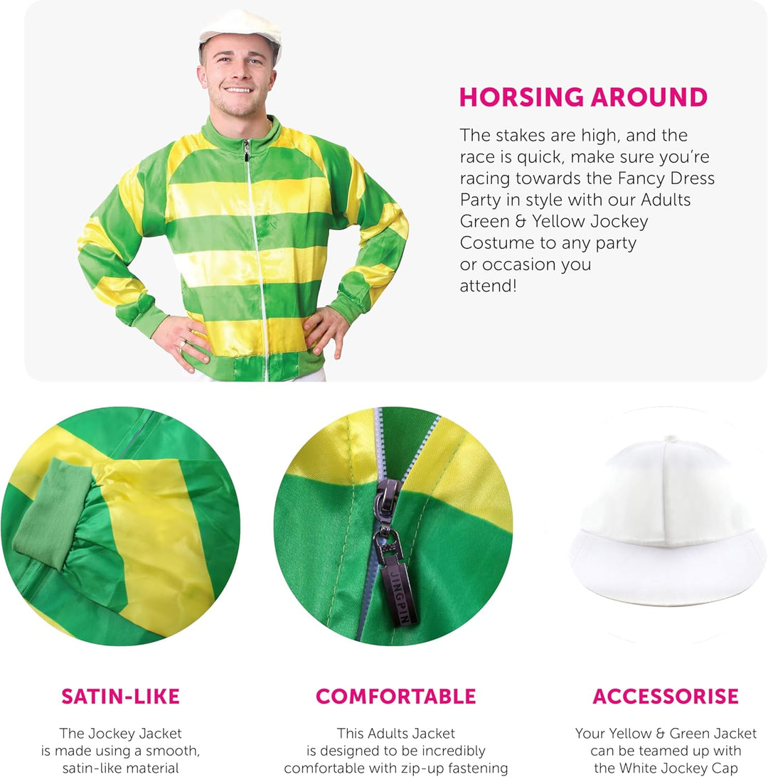 ILOVEFANCYDRESS I Love Fancy Dress ilfd4049 m Herren Jockey (mittel), M