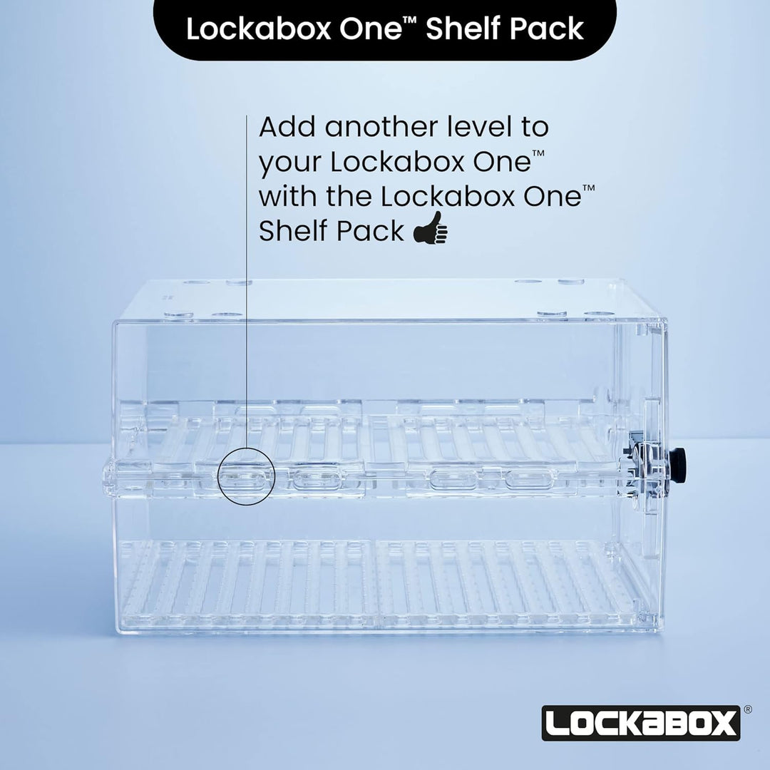 Lockabox One™ Regalpaket 2.0 | Herausnehmbare Einlegeböden und Bodeneinsätze für mehr Flexibilität u