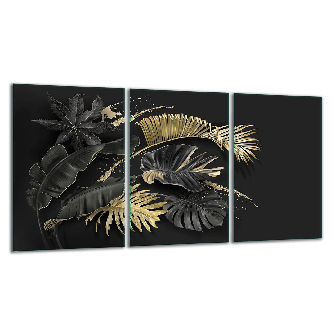 TMK ArtDeko Herdabdeckplatte 3 Teilig 3x30x52 cm - Spritzschutz Herdabdeckung – Herdschutz aus Siche