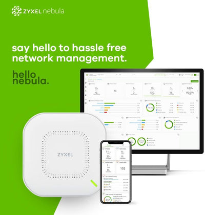 Zyxel AC1200 Wireless Access Point mit Dual-Band 802.11ac PoE | inklusive Connect & Protect-Lizenz 1
