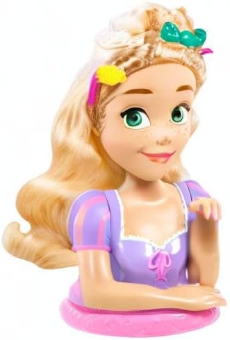 Famosa DND03 Disney Prinzessin Rapunzel, Deluxe-Büste, Mehrfarbig (DND03000)