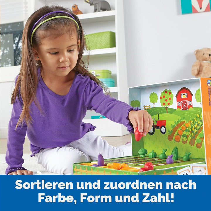 Learning Resources Gemüsehof – Sortierset Bauernhof, Bauernhof