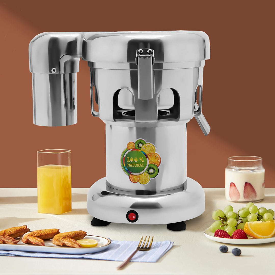 Elektrische Saftpresse Fruchtsaftpresse Edelstahl Saftpresse Gemüsesaft Juicer Trennung Orangenpress