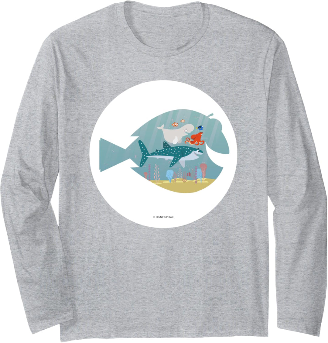 Disney Pixar Finding Dory Fish Frame C1 Langarmshirt